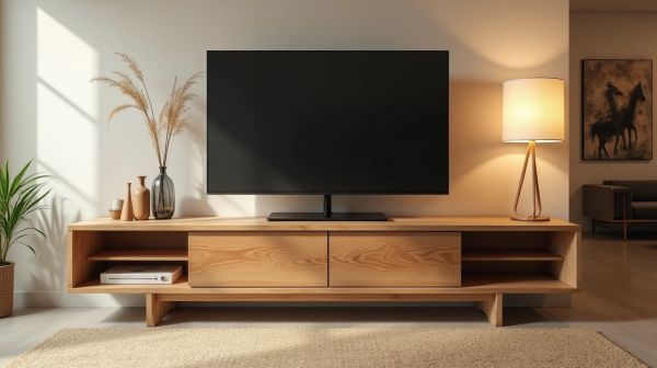 Choisissez un meuble TV en bois recyclé pour allier esthétisme et écoresponsabilité